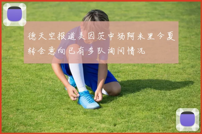 德天空报道美因茨中场阿米里今夏转会意向已有多队询问情况