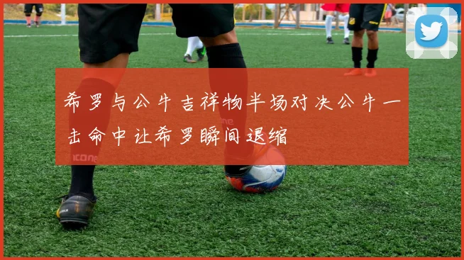 希罗与公牛吉祥物半场对决公牛一击命中让希罗瞬间退缩